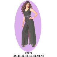 07121 - Molde de Pantalón ancho faldón de gasa