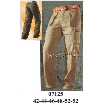 07125 - Molde de Pantalón cargo bolsillos con fuelles 07125 - Molde de Pantalón cargo bolsillos con fuelles