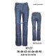 07137 - Molde de Jeans pitillo con abertura en costado