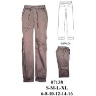 07138 - Molde de Pantalón bombacho con pretina elasticada y puño en basta