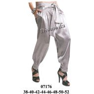 07176 - Molde de Pantalón bombacho con pliegues y puño