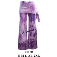 07180 - Molde de Pantalón de lycra con faldón y amarra en costado