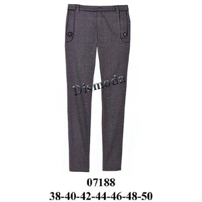 07188 - Molde de Pantalón pitillo de talle medio con bragueta oculta, pretina con pasadores, bolsillos delanteros parche con tapa y botón 07188 - Molde de Pantalón pitillo de talle medio con bragueta oculta, pretina con pasadores, bolsillos delanteros parche con tapa y botón