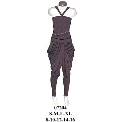 07204 - Molde de Enteros straples con pantalón drapeados en costado 07204 - Molde de Enteros straples con pantalón drapeados en costado