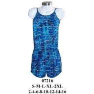 07216 - Molde de Entero short con pabilos corte y elástico en cintura