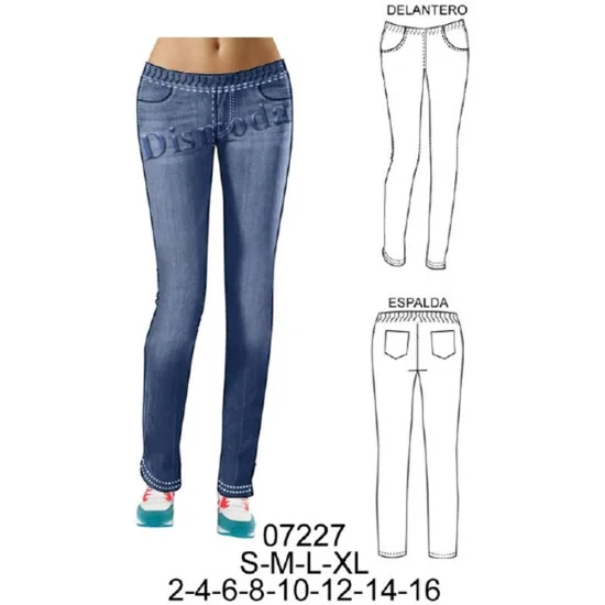 07227 - Molde de Pantalón leggin
