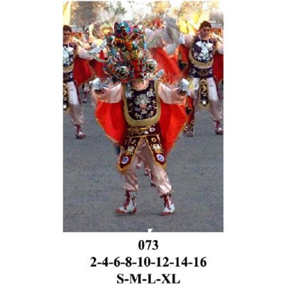 073 - Molde de Traje de diablada de niño 073 - Molde de Traje de diablada de niño