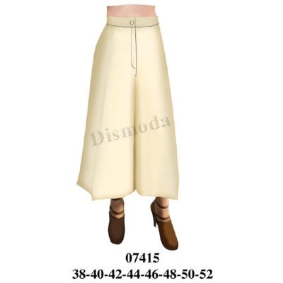 07415 - Molde de Pantalón culotte 07415 - Molde de Pantalón culotte