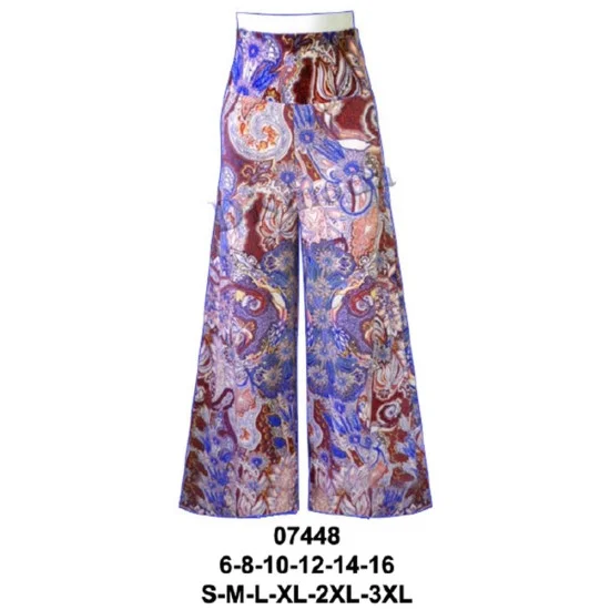 07448 - Molde de Pantalón torero palazzo 07448 - Molde de Pantalón torero palazzo