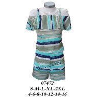 07472 - Molde de Enterito con elástico, hombros con vuelo