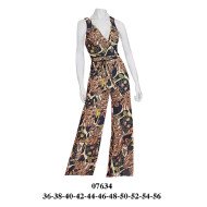 07634 - Molde de Enterito cruzado con cortes en cintura y pantalón ancho