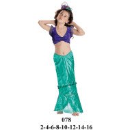 078 - Molde de Disfraz sirenita