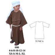 080 - Molde de Túnica abotonada en espalda