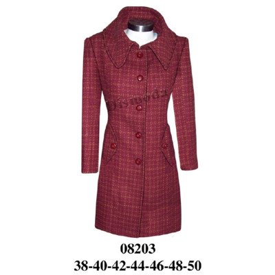 08203 - Molde de Abrigo corte princesa 08203 - Molde de Abrigo corte princesa