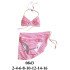 0843 - Molde de Traje de baño niña dos piezas con pareo