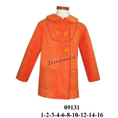 09131 - Molde de Chaqueta cruzada de polar cuello bebe 09131 - Molde de Chaqueta cruzada de polar cuello bebe