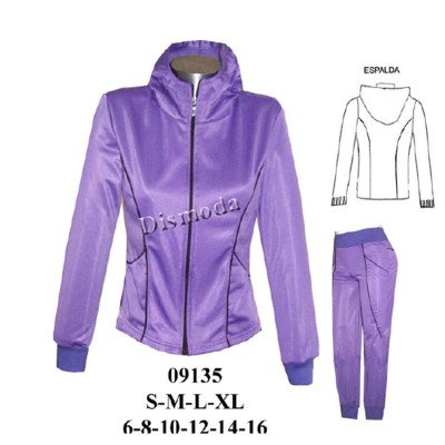 09135 - Molde de Buzo corte princesa con gorro pantalón pitillo 09135 - Molde de Buzo corte princesa con gorro pantalón pitillo