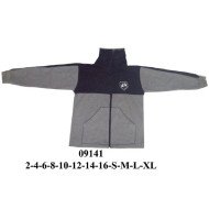 09141 - Molde de Polerón con canesú y franja en manga