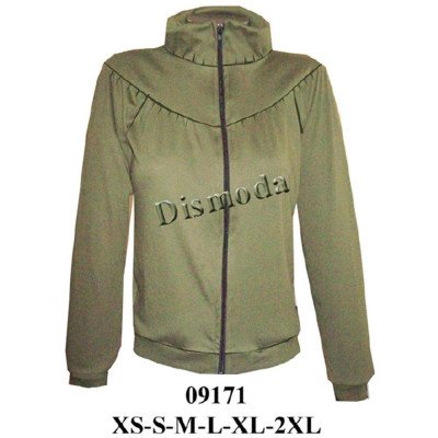 09171 - Molde de Polerón con canesú redondo y cuello recogido en espalda y delantero