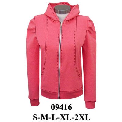 09416 - Molde de Polerón con gorro y corte manga con pliegues