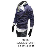 09487 - Molde de Polerón con gorro cierre al costado