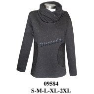 09584 - Molde de Polerón con cuello cruzado