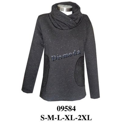 09584 - Molde de Polerón con cuello cruzado