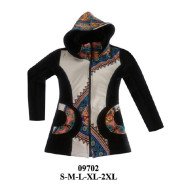 09702 - Molde de Polerón con gorro y cuello