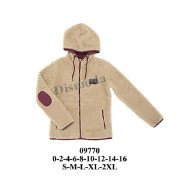 09770 - Molde de Polerón con gorro, unisex