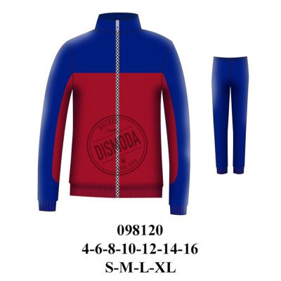098120 - Molde de Buzo entallado para deportistas pantalón pitillo con puño 098120 - Molde de Buzo entallado para deportistas pantalón pitillo con puño