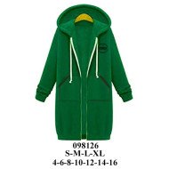 098126 - Molde de Polerón oversize con gorro y cierre