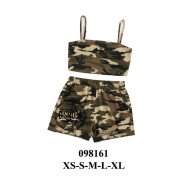 098161 - Molde de Conjunto short y crop top