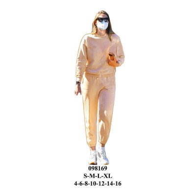 098169 - Molde de Buzo dama con cuello polo, polerón oversize y pantalón con elástico 098169 - Molde de Buzo dama con cuello polo, polerón oversize y pantalón con elástico
