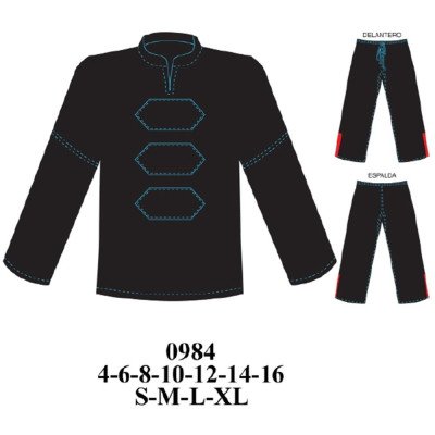 0984 - Molde de Traje de tae-kwon-do 0984 - Molde de Traje de tae-kwon-do