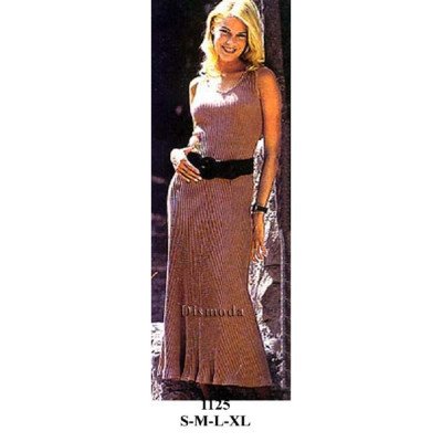 1125 - Molde de Vestido camiseta, largo, evase 1125 - Molde de Vestido camiseta, largo, evase