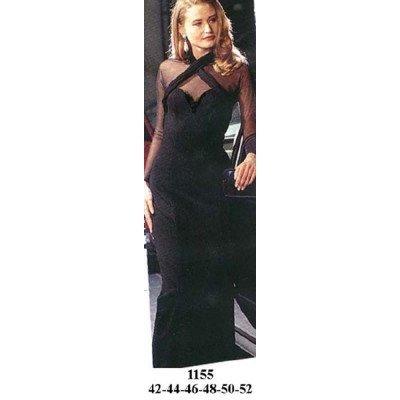 1155 - Molde de Vestido straples