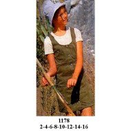 1178 - Molde de Jumper de niña abotonado