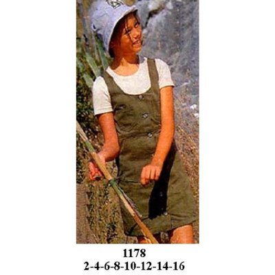 1178 - Molde de Jumper de niña abotonado