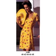 1188 - Molde de Vestido corte en busto