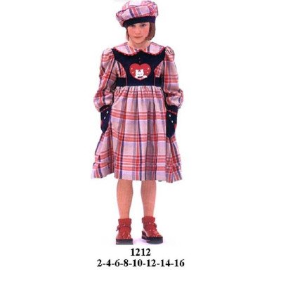 1212 - Molde de Vestido con canesú contrastante ,cuello con sesgo, manga larga y falda fruncida 1212 - Molde de Vestido con canesú contrastante ,cuello con sesgo, manga larga y falda fruncida