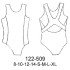 122-509 - Molde de 509 - Traje de baño de competición