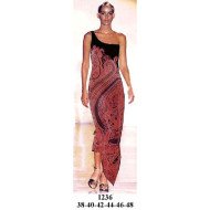 1236 - Molde de Vestido fiesta