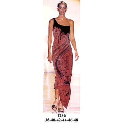 1236 - Molde de Vestido fiesta