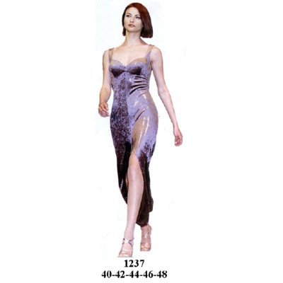 1237 - Molde de Vestido de fiesta