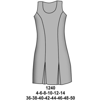 1240 - Molde de Jumper de colegio con cierre 1240 - Molde de Jumper de colegio con cierre