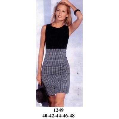 1249 - Molde de Vestido corte busto 1249 - Molde de Vestido corte busto