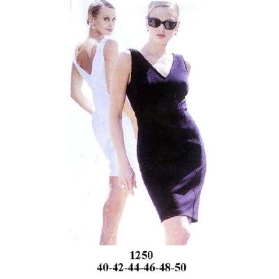 1250 - Molde de Vestido princesa escote v 1250 - Molde de Vestido princesa escote v