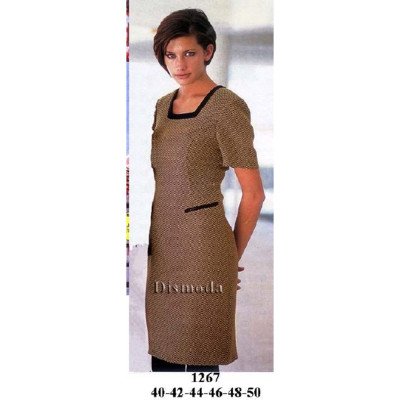 1267 - Molde de Vestido pinza pecho