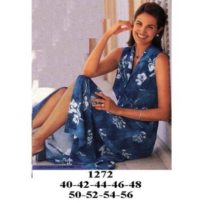1272 - Molde de Vestido cuello sport 1272 - Molde de Vestido cuello sport
