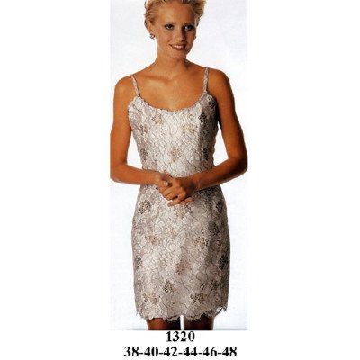 1320 - Molde de Vestido de fiesta